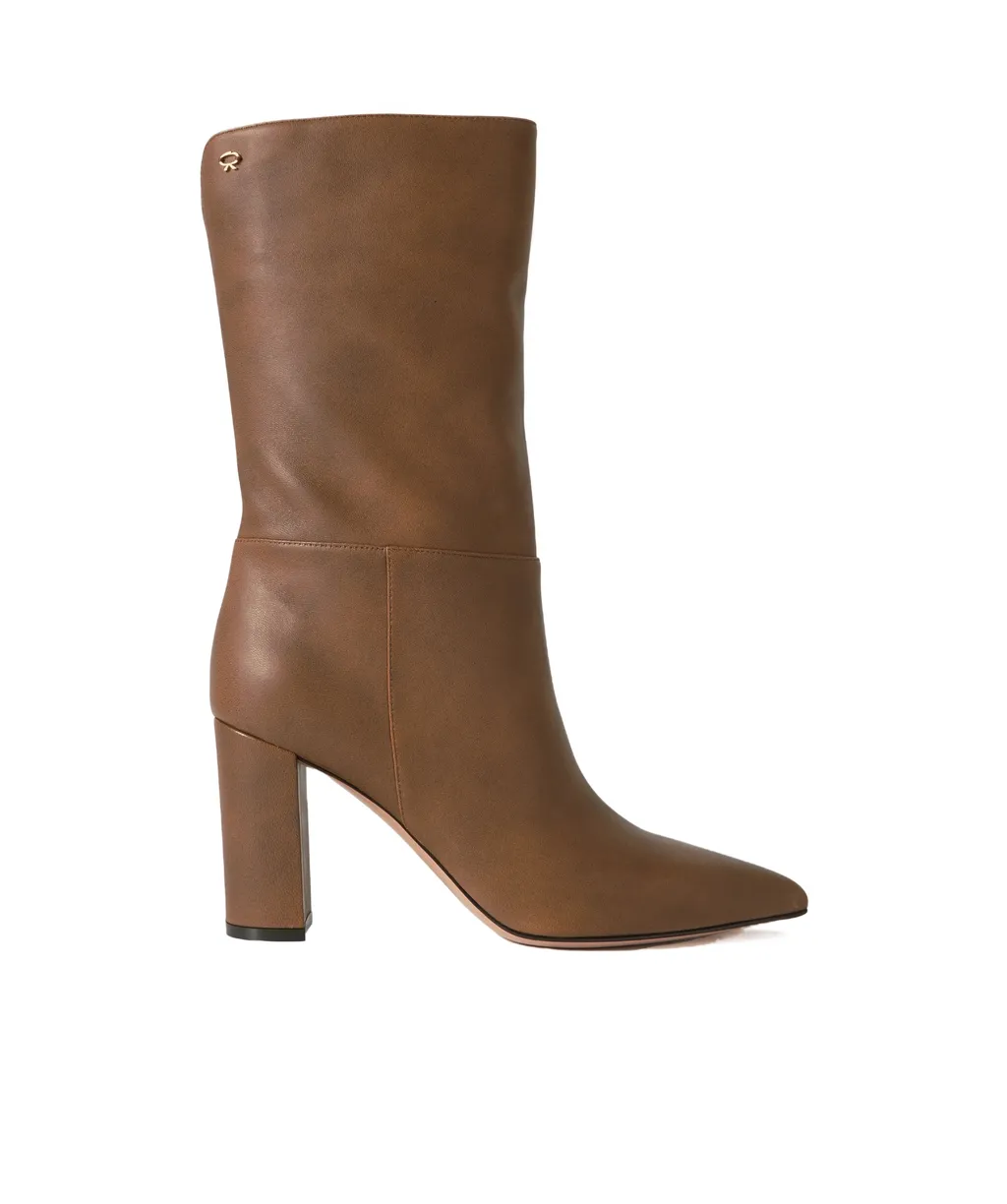 Piper85 Thick Heel Short Boots