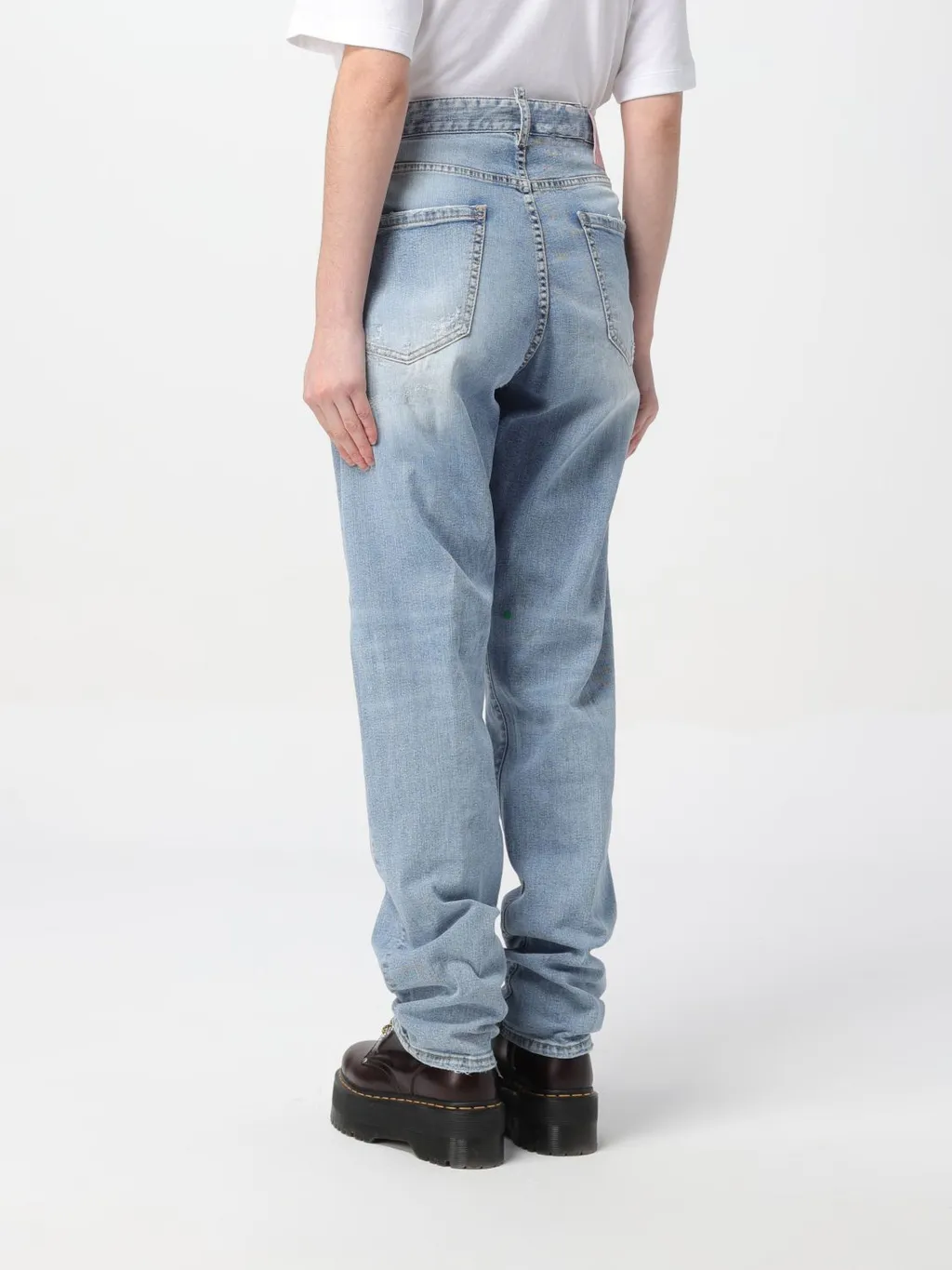 Dsquared2 642 Tapered-Leg Distressed Jeans