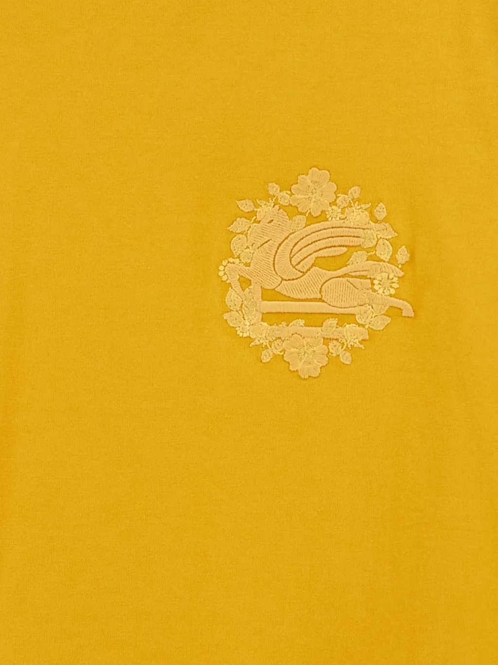 Pegaso-Embroidered Cotton T-Shirt
