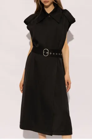 Jil Sander Sleeveless Belted Trench Coat