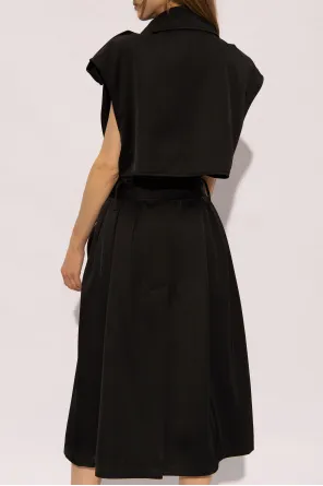 Jil Sander Sleeveless Belted Trench Coat