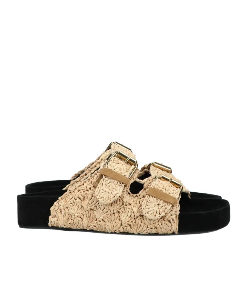 Isabel Marant Buckle-Strap Open Toe Sandals