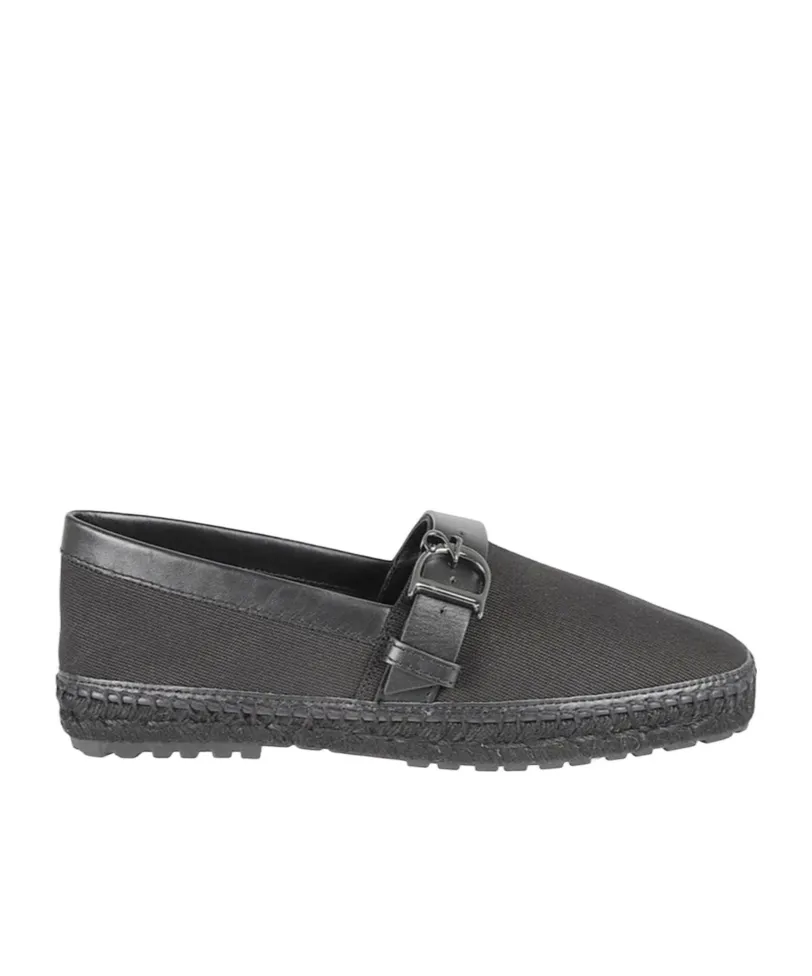 Dsquared2 Logo Plaque Statement Flat Espadrilles