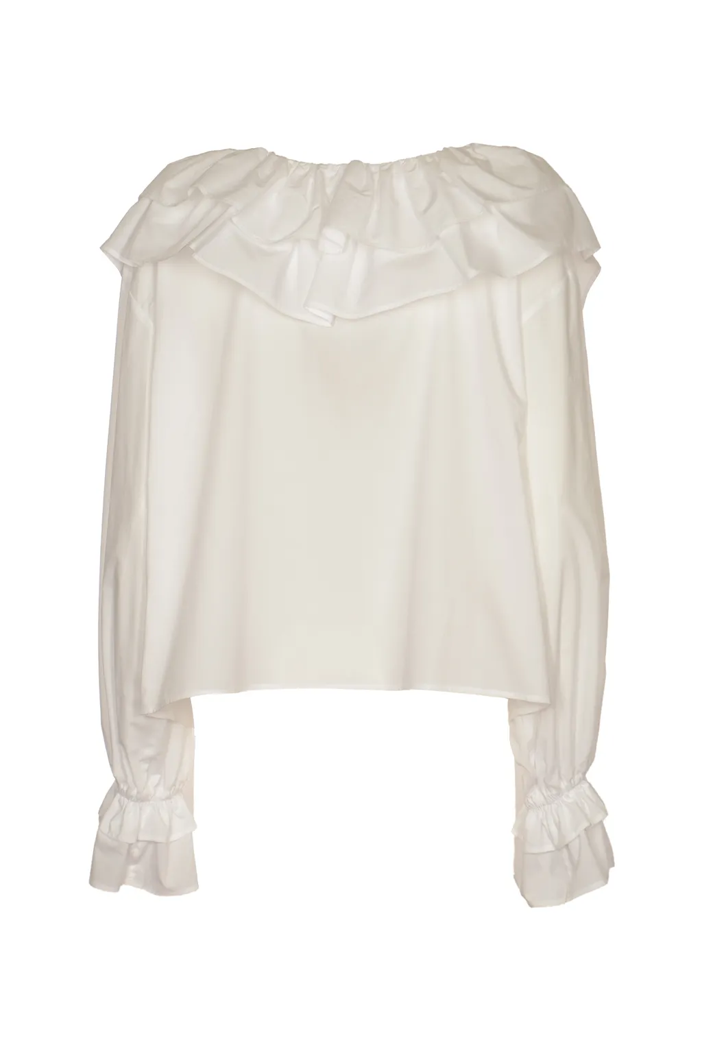 Msgm Ruffle Detailed Blouse