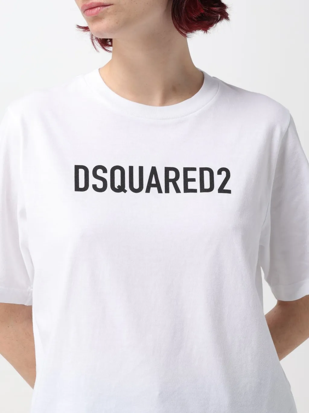 Dsquared2 Logo Printed Crewneck T-Shirt