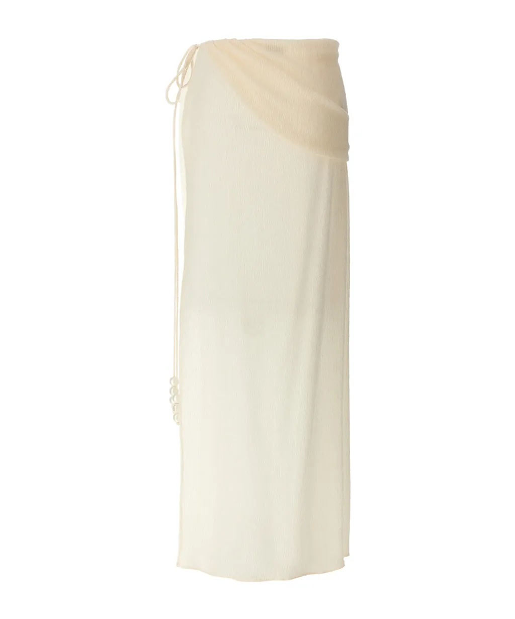 Magda Butrym Asymmetrical Embellished Maxi Skirt