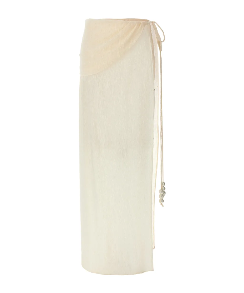 Magda Butrym Asymmetrical Embellished Maxi Skirt