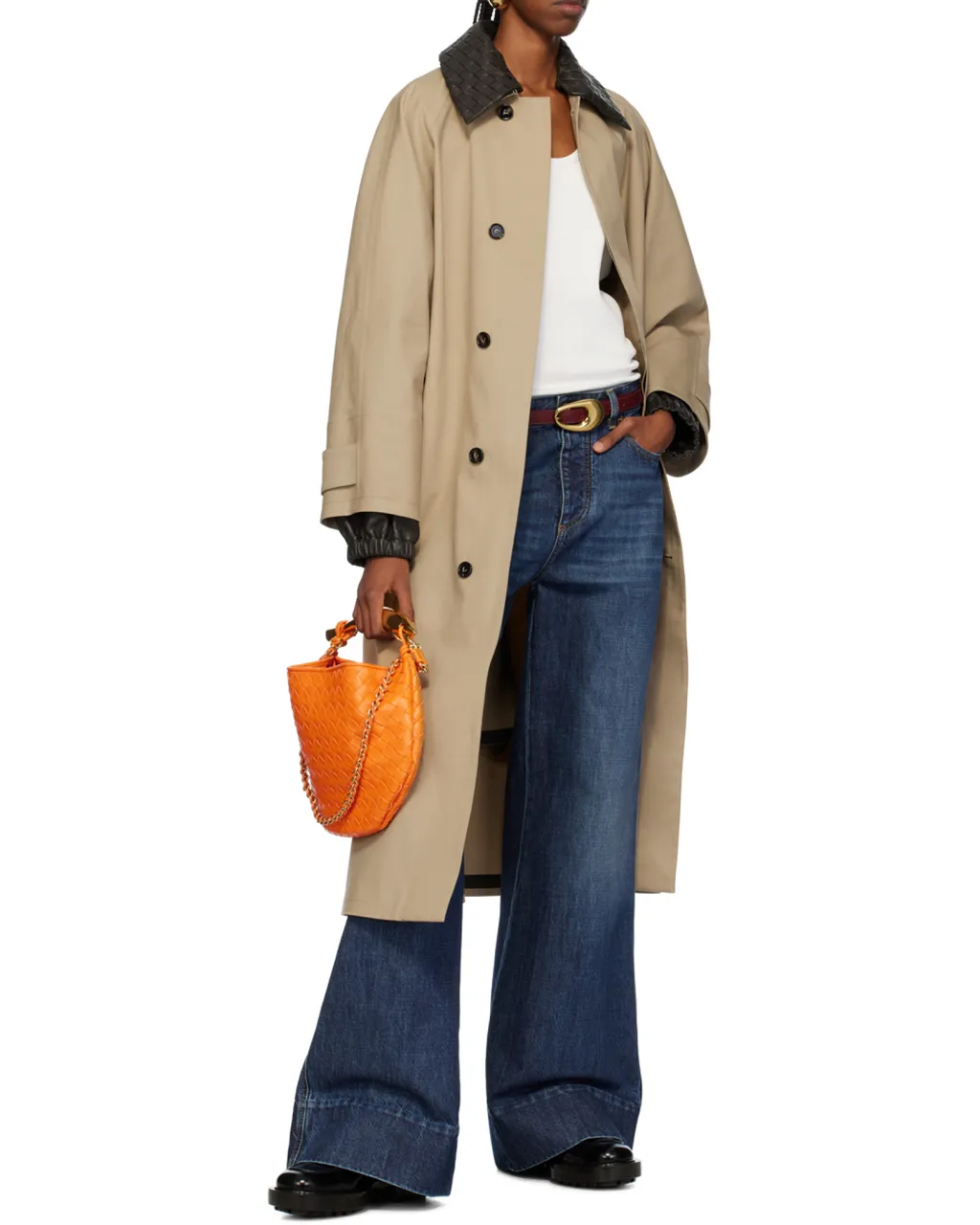 Sardine Leather Tote Bag