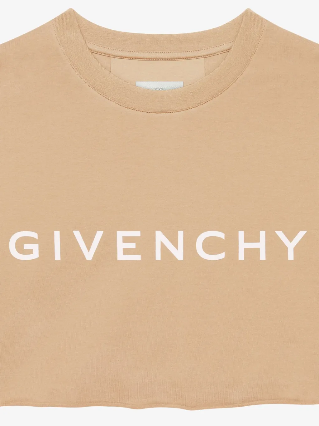 Givenchy Logo Printed Cropped T-Shirt