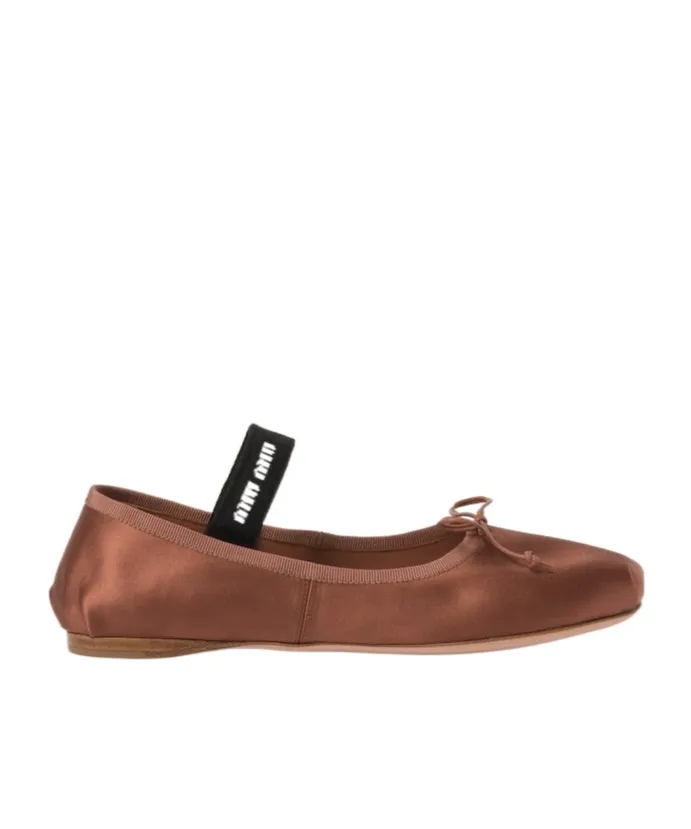 Bow Logo Ballet Shoes