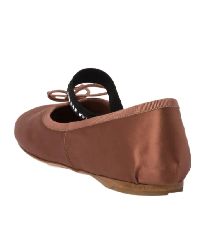 Bow Logo Ballet Shoes