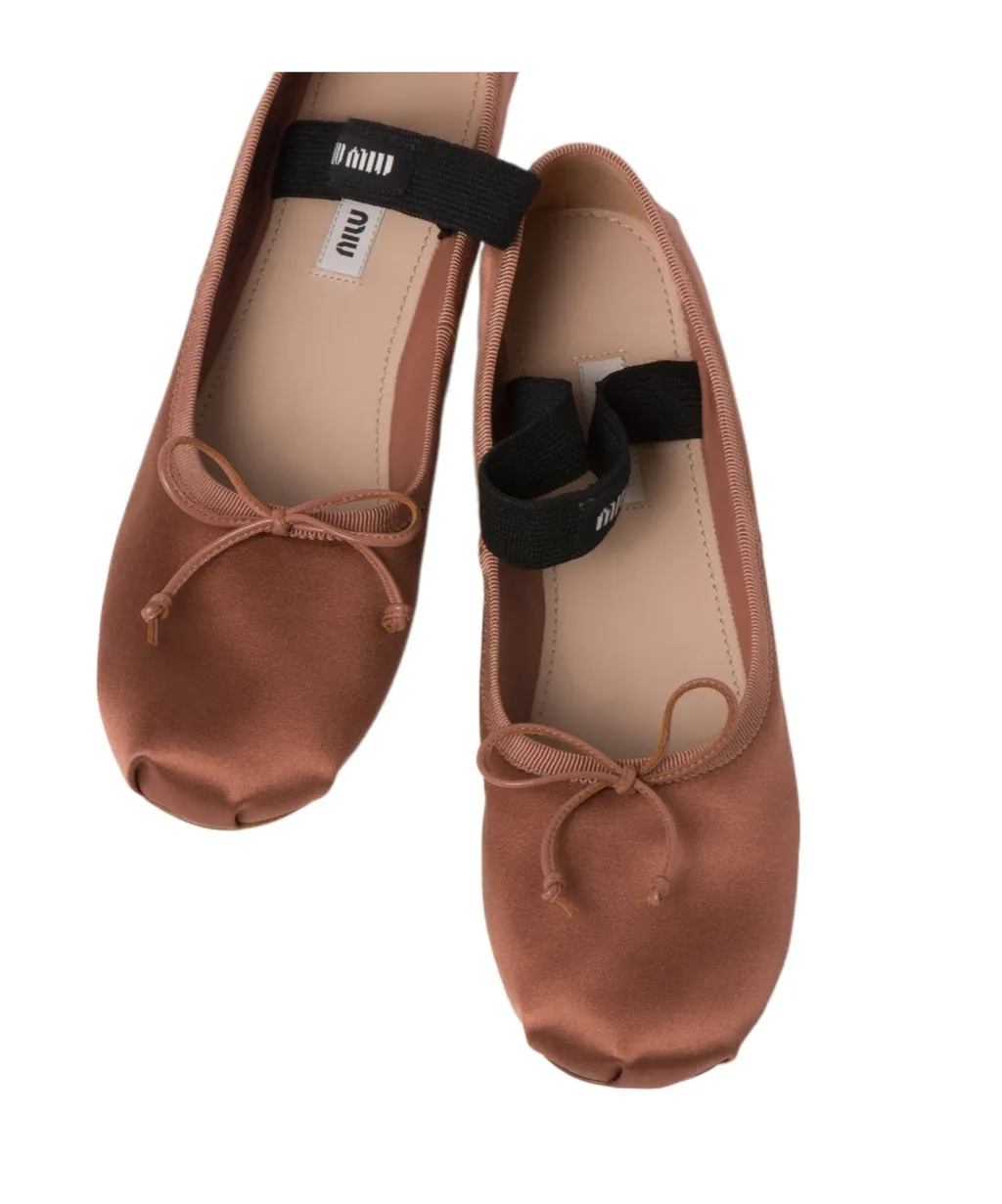 Bow Logo Ballet Shoes