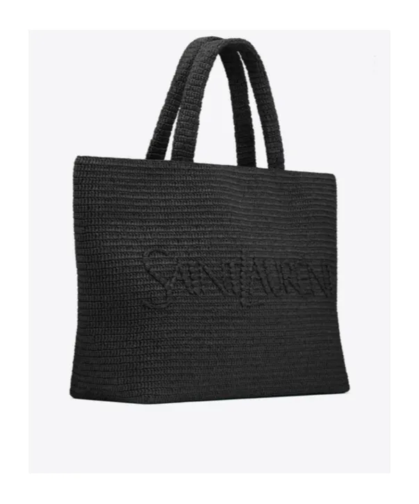 Saint Laurent Logo Detailed Tote Bag