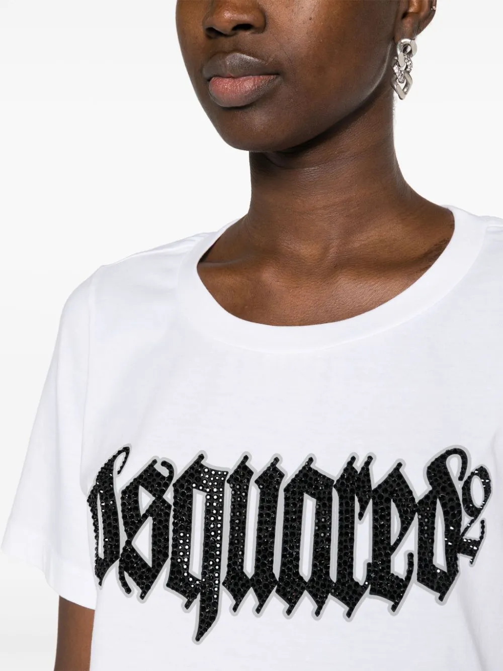 Dsquared2 Logo-Appliqué Crewneck T-Shirt