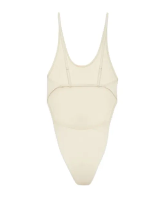 Saint Laurent Drawstring Backless Swimsuit