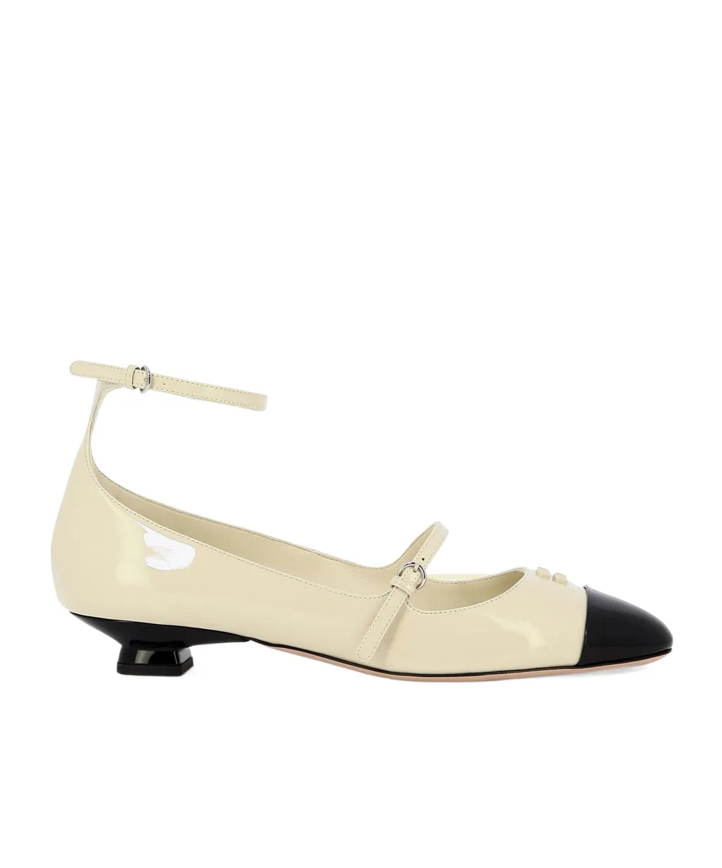 Round Head Low-Heeled Shoes