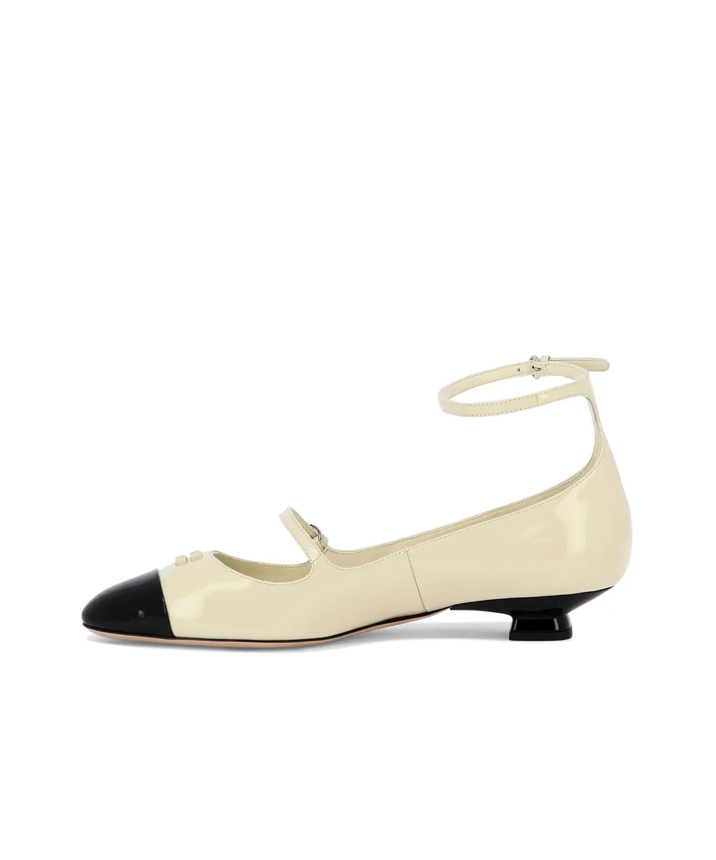 Round Head Low-Heeled Shoes