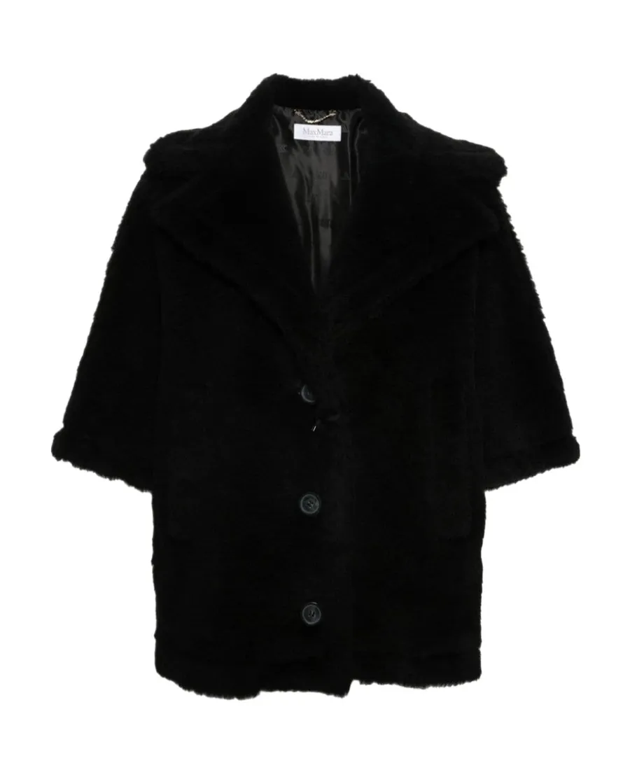 Max Mara Single-Breasted Teddy Coat