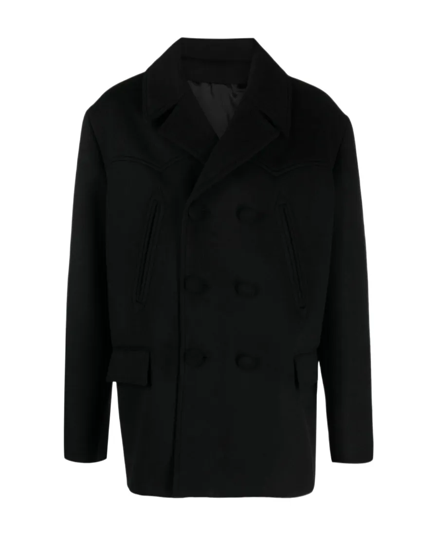 Balmain Double Breasted Short Coat