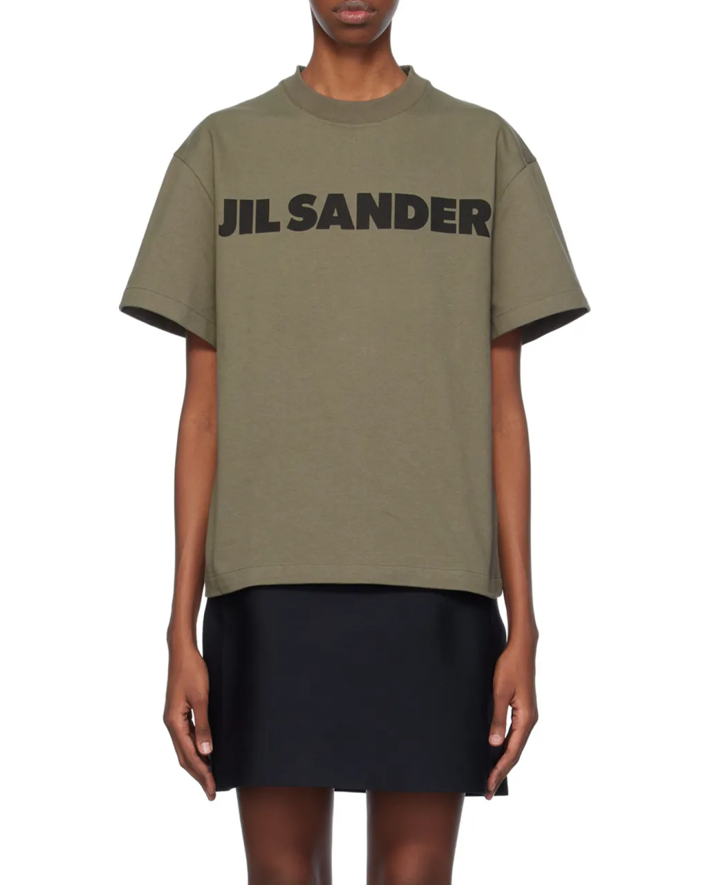 Jil Sander Logo Printed Crewneck T-Shirt