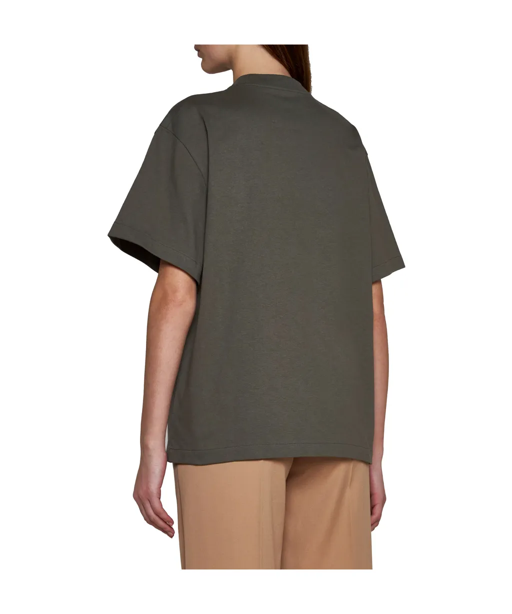 Jil Sander Logo Printed Crewneck T-Shirt