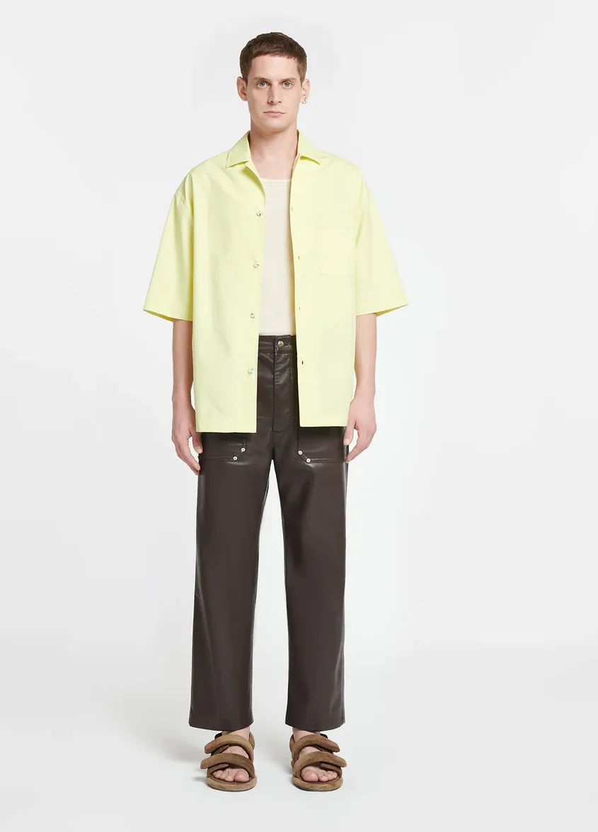 Bodil Short-Sleeve Cotton Shirt