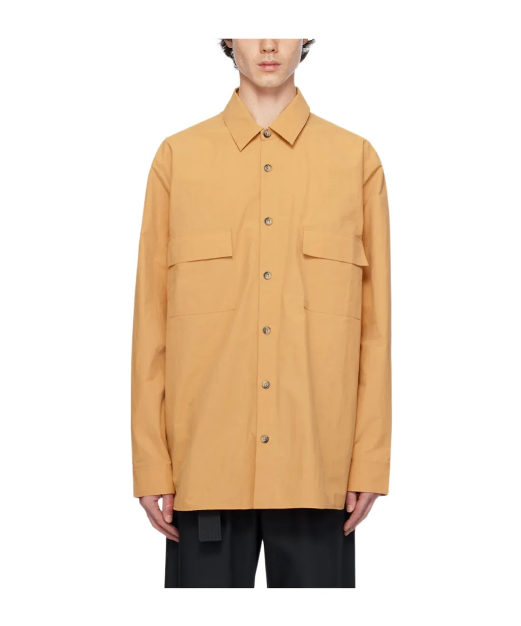 Flap-Pocket Pyjama Shirt
