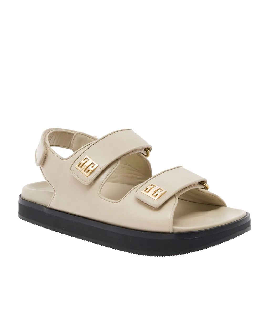 Givenchy Logo Plaque Sandals