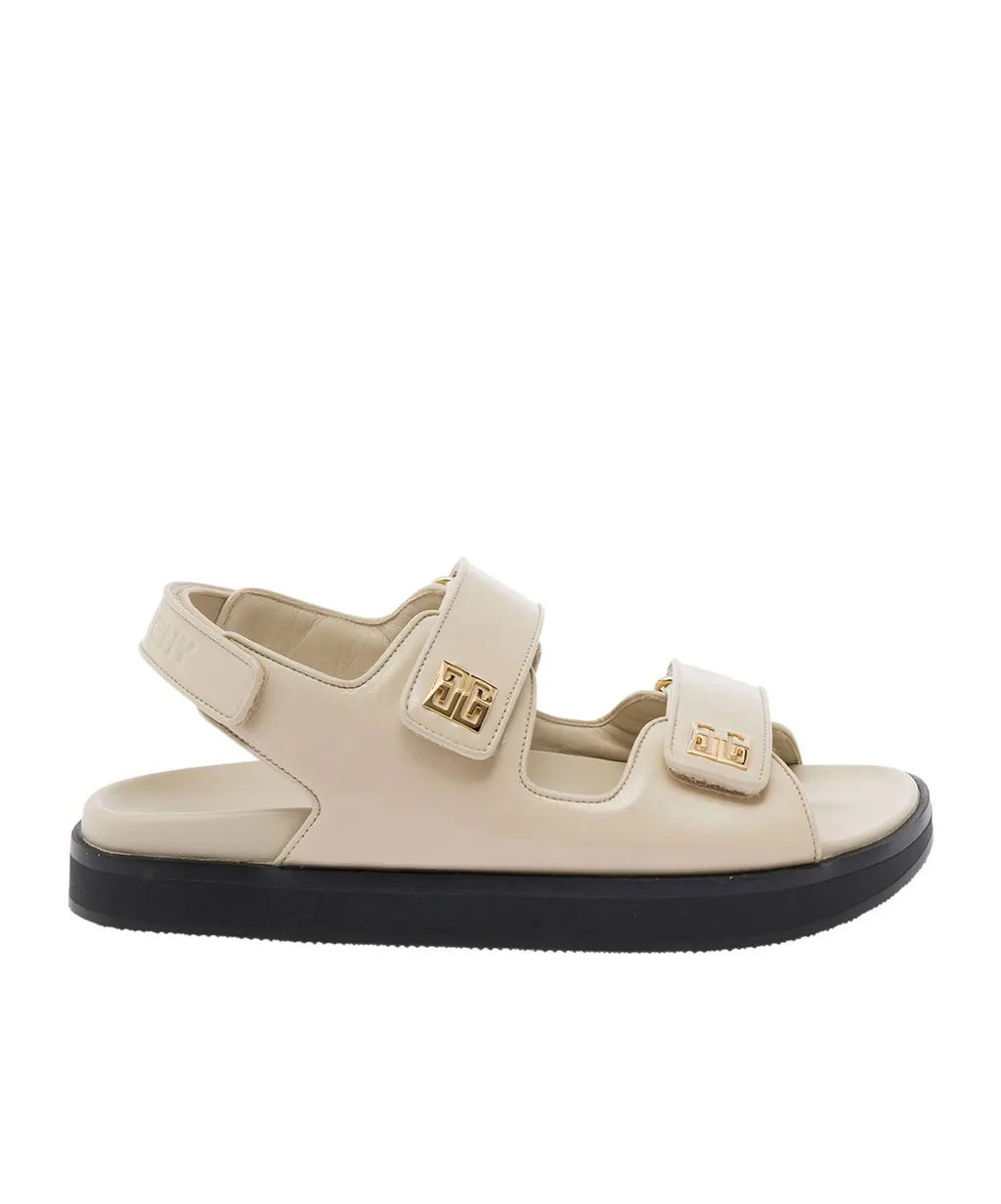 Givenchy Logo Plaque Sandals