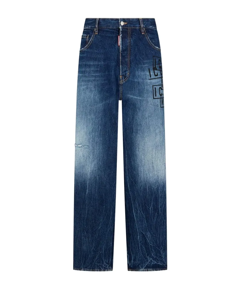 Dsquared2 Icon Logo Printed Eros Jeans