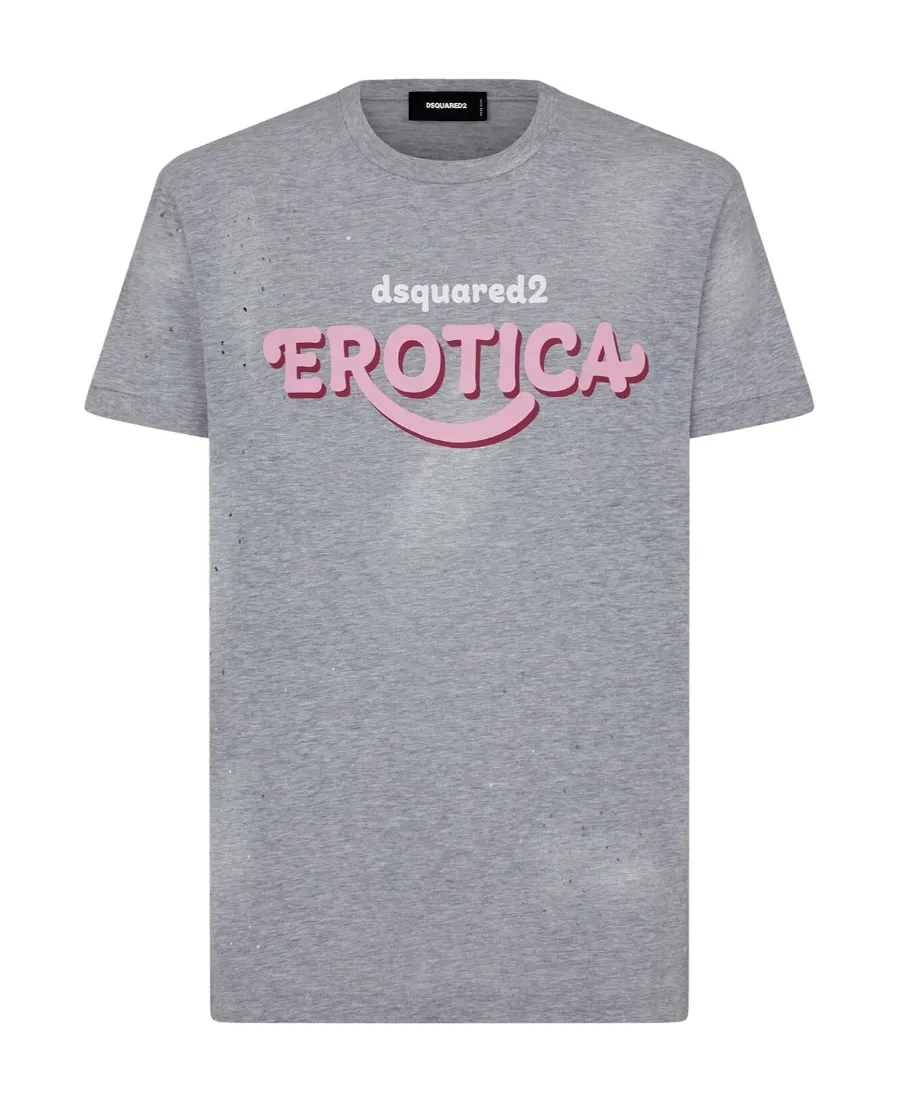 Dsquared2 Distressed Muscle Fit T-Shirt