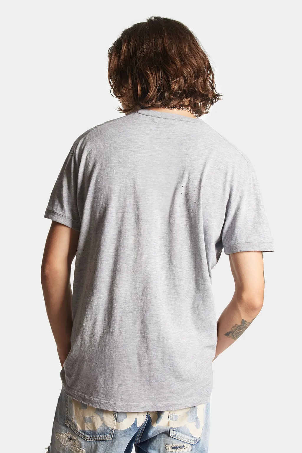 Dsquared2 Distressed Muscle Fit T-Shirt