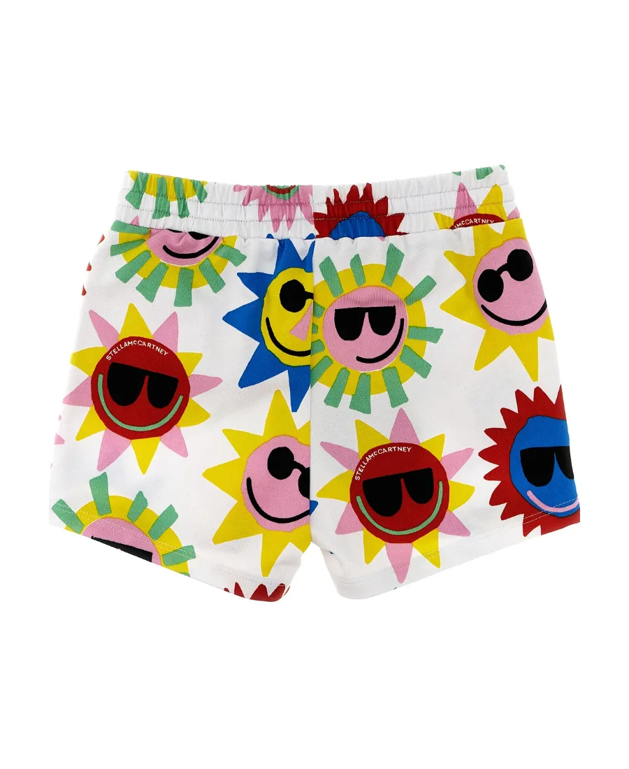 Stella Mccartney Kids Sun-Printed Drawstring Track Shorts