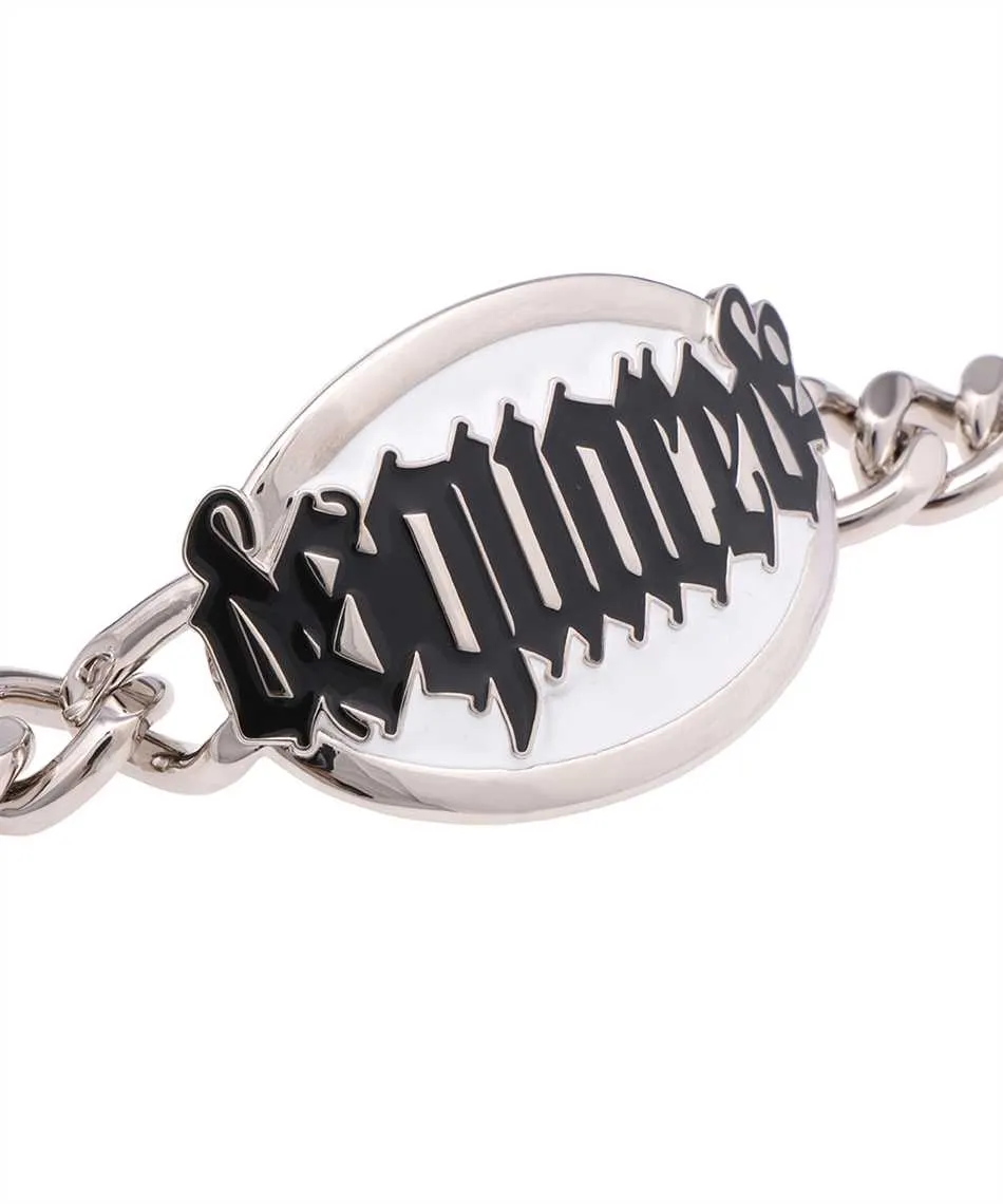 Dsquared2 Logo Plaque Charm Link Bracelet