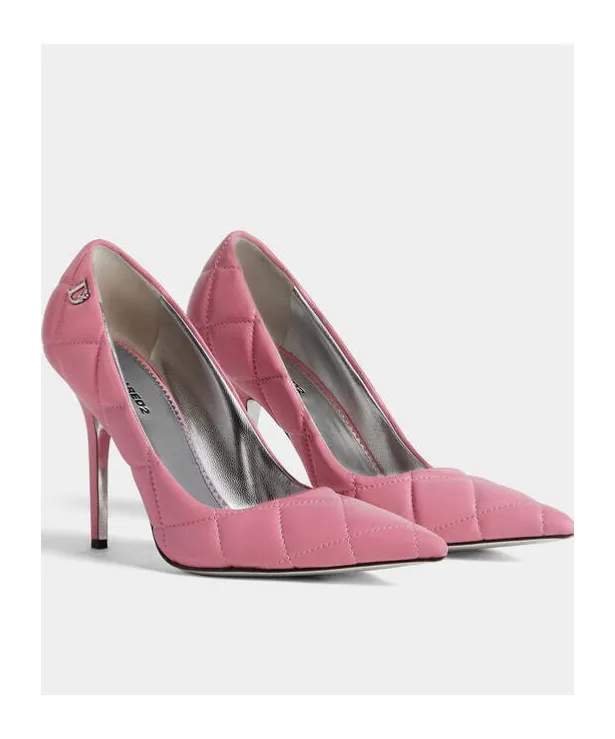 Dsquared2 D2 Plaque Quilted Pumps