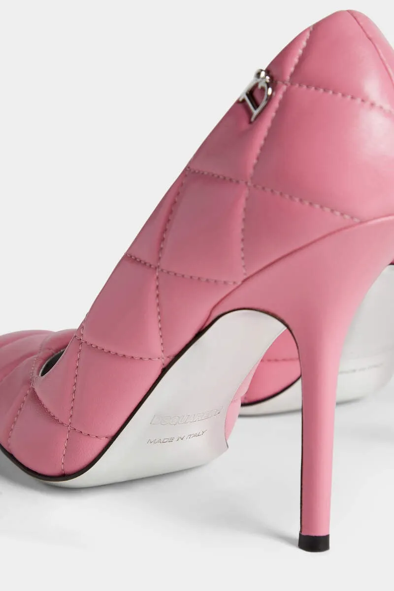 Dsquared2 D2 Plaque Quilted Pumps
