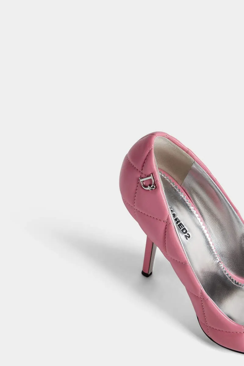 Dsquared2 D2 Plaque Quilted Pumps