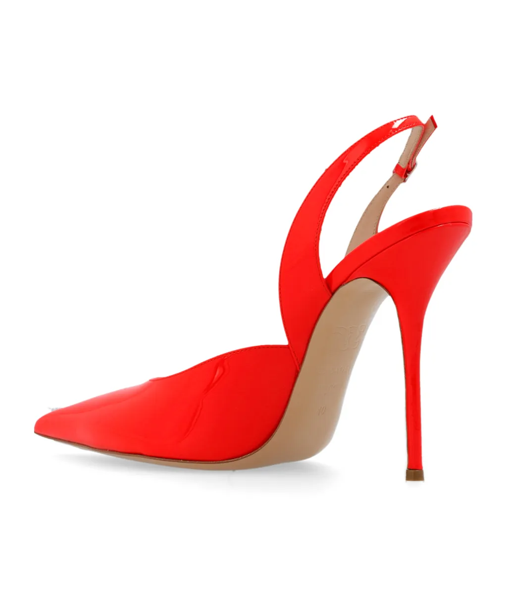 Casadei Pointed Toe Slingback Pumps