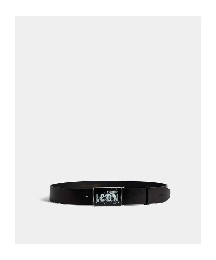 Icon Leather Buckle Belt