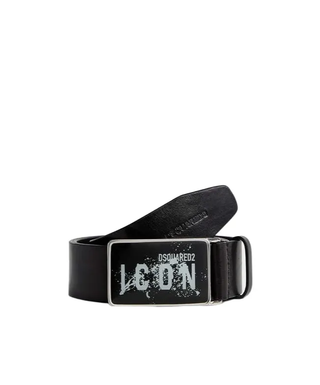 Icon Leather Buckle Belt
