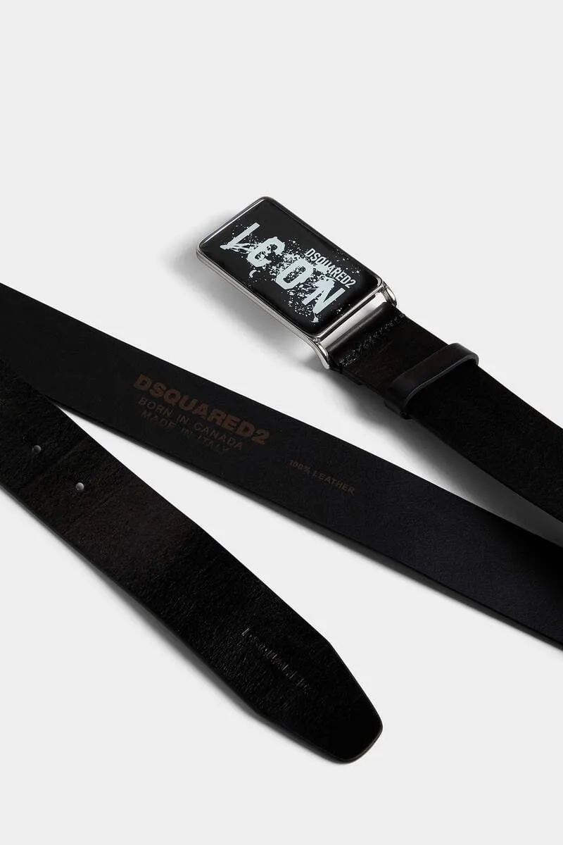 Icon Leather Buckle Belt