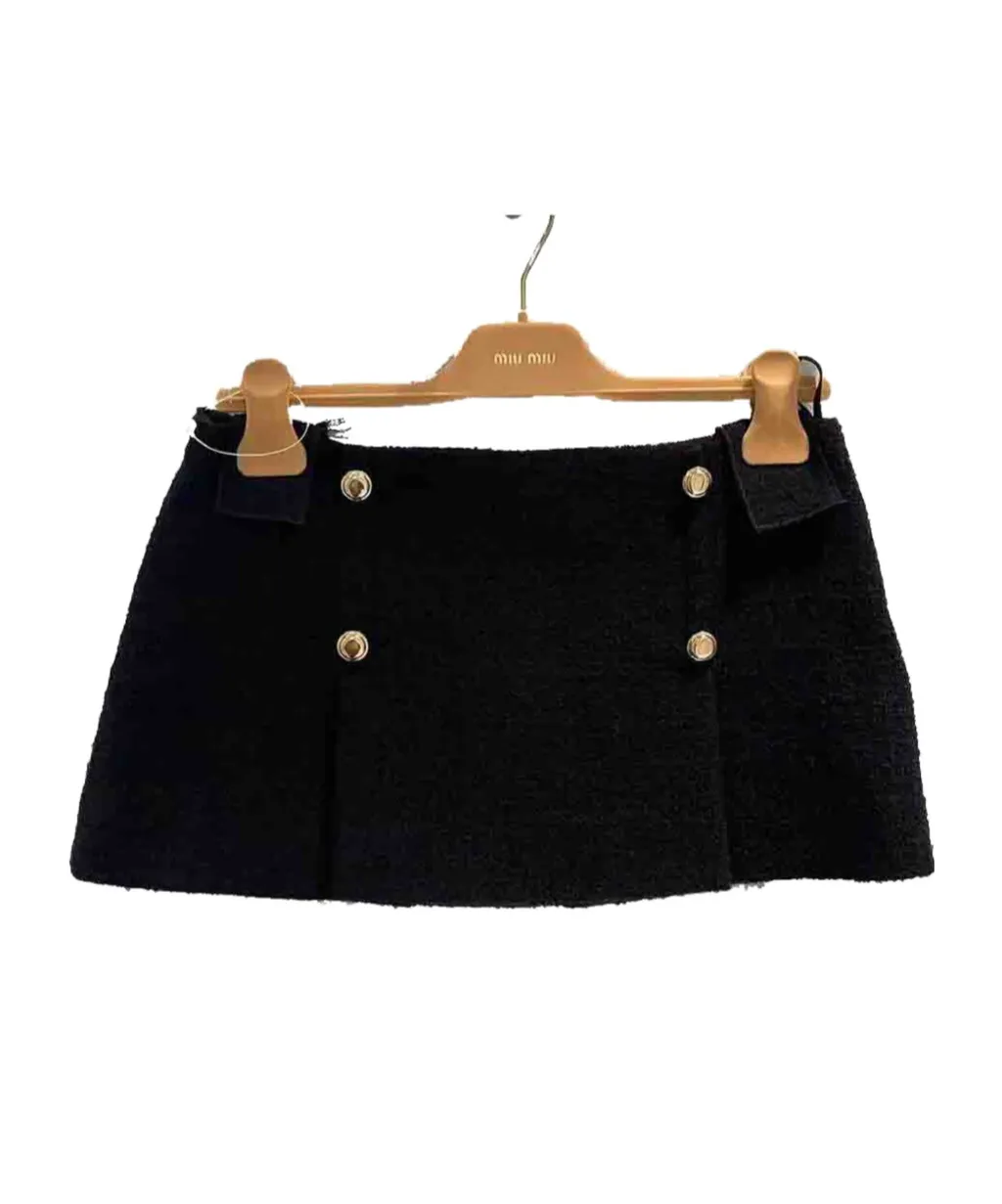 Pleated Mini Skirt
