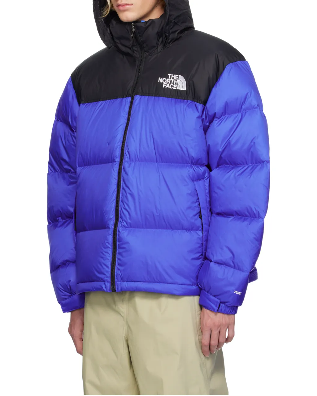 Black-Panel Puffer Jacket