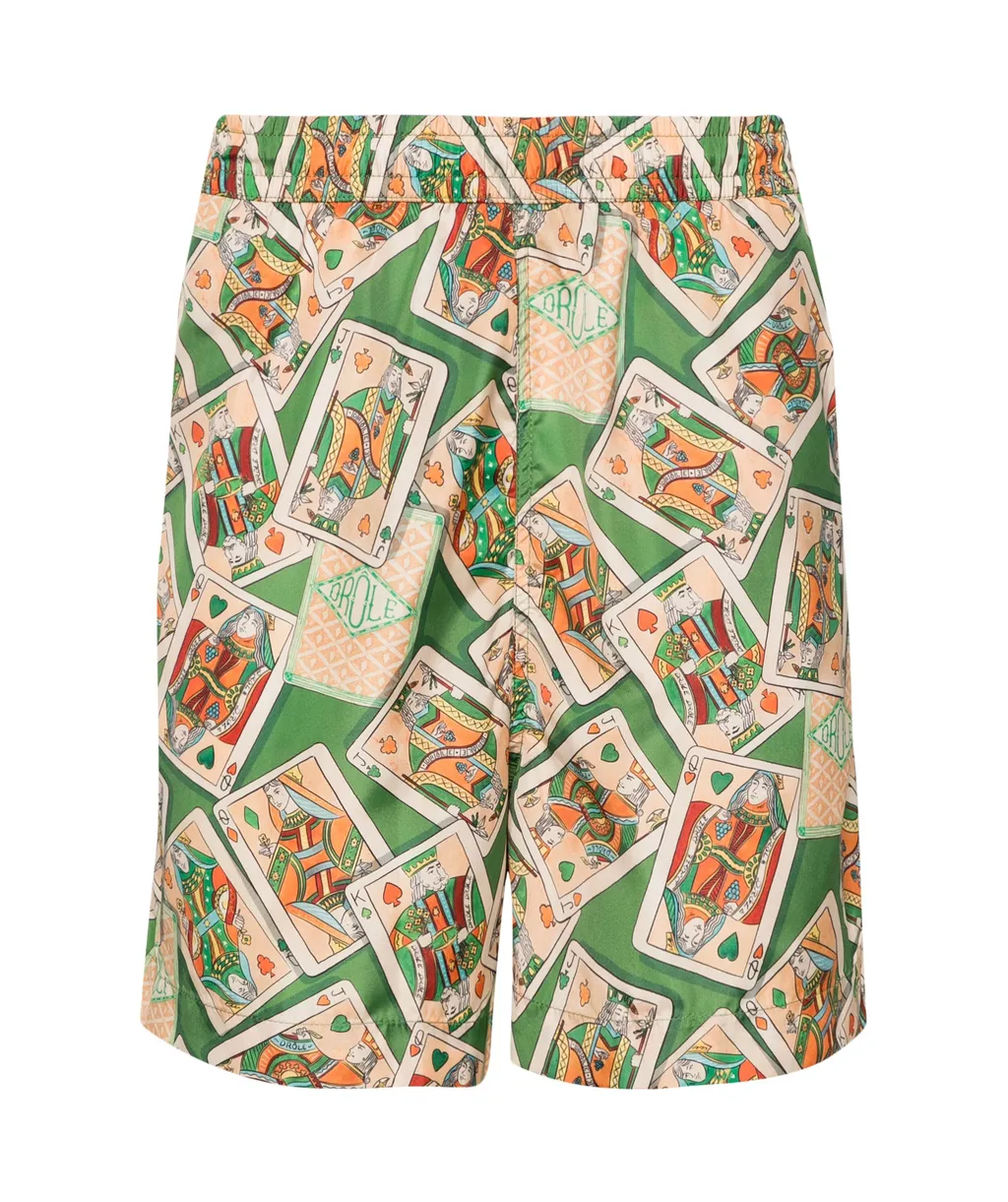 DrÔLe De Monsieur Jeu De Cartes Elasticated Waistband Swim Shorts