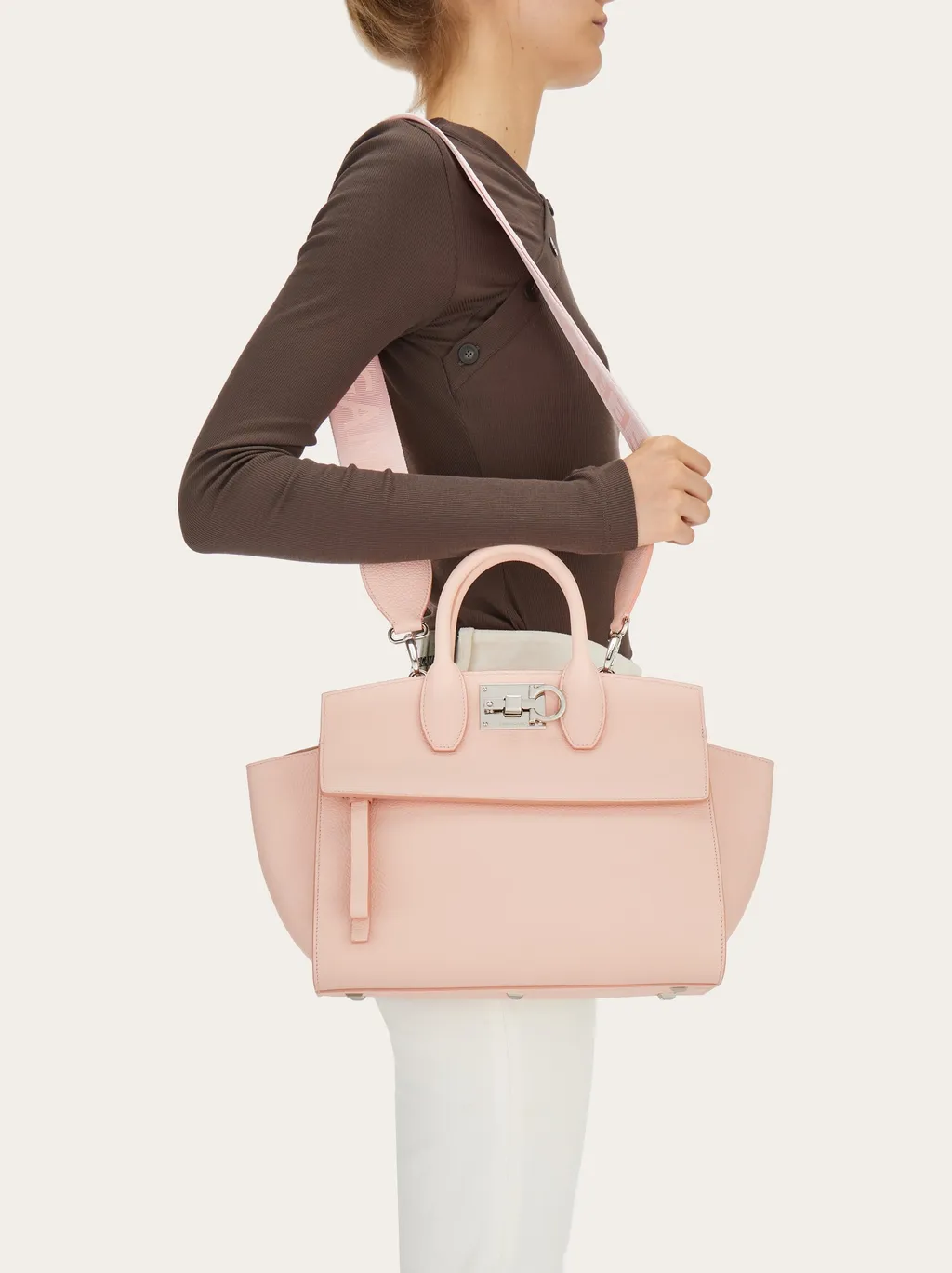 Studio Soft Logo Shoulder Bag