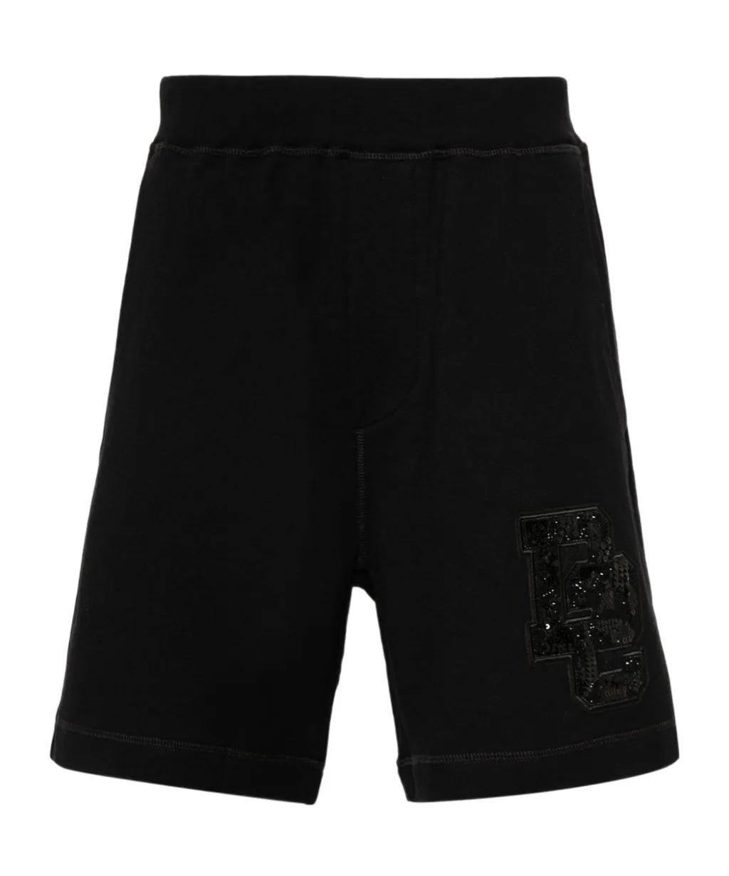 Dsquared2 D2 Patch Elastic Waist Track Shorts