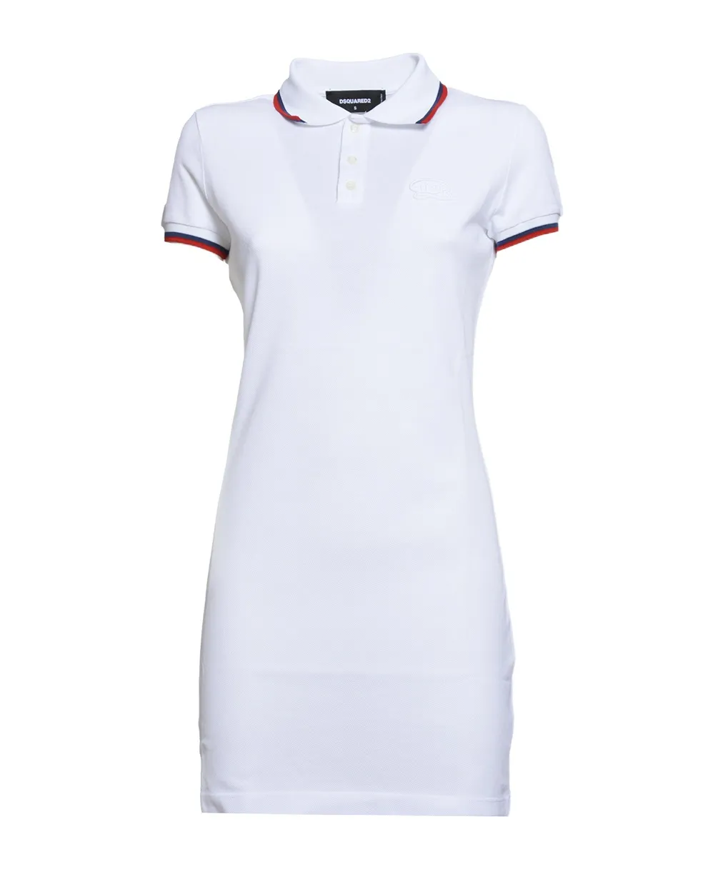 Dsquared2 Logo Patch Polo Dress