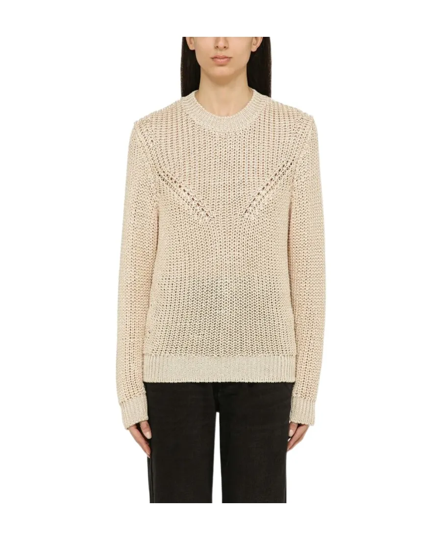 Long-Sleeved Knitted Pullover