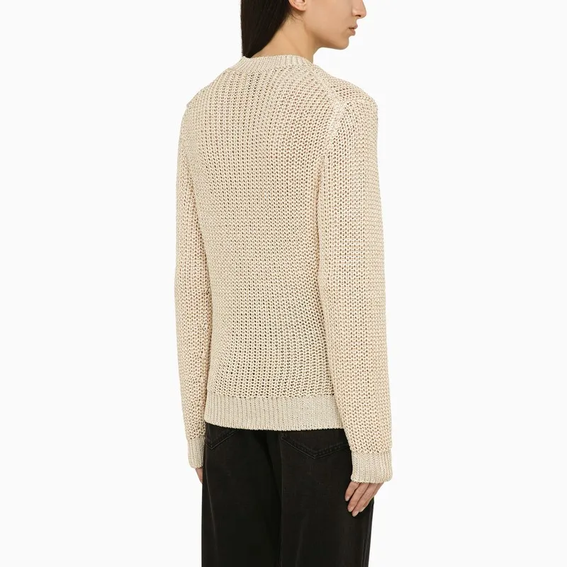 Long-Sleeved Knitted Pullover