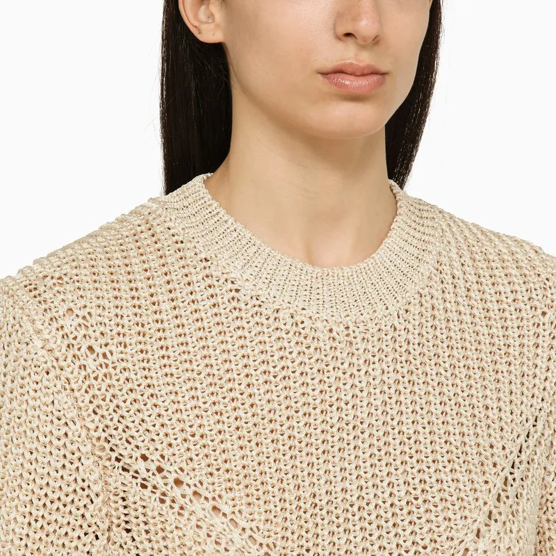 Long-Sleeved Knitted Pullover